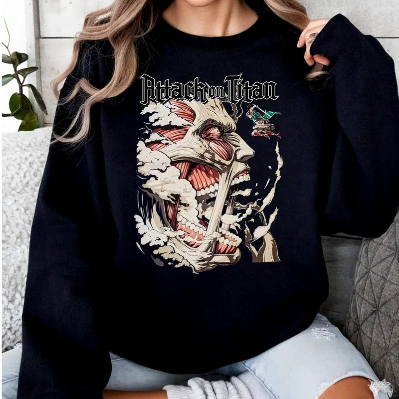 Attack On Titan Fan Series Anime Unisex T-Shirt, Sweatshirt, Hoodie | HypeDripTees.com