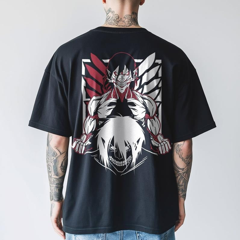 Attack on Titan Shirt - Eren Tee, Japanese Anime Unisex Shirt Cotton Menswear Hoodie, Sweatshirt | HypeDripTees.com