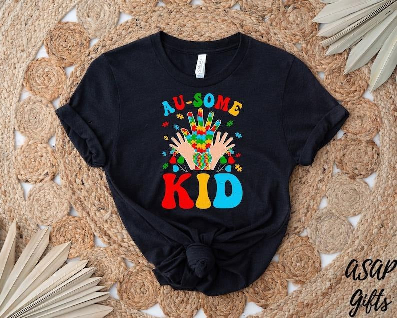 Au-some Kid Shirt, Autism Awareness Shirt, Neurodiversity Shirt, Autism Mom Shirt, Autism Support Shirt, Awareness Shirt,...