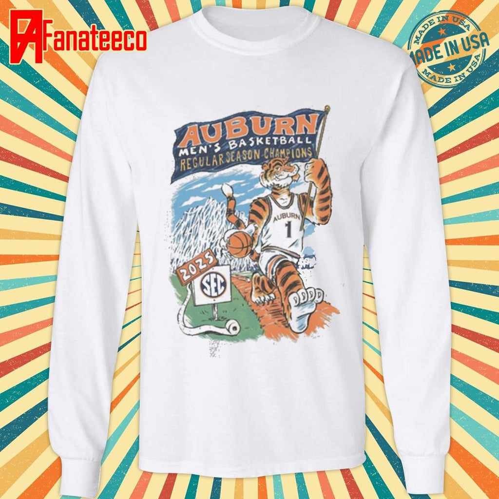 Auburn Men’s Regular Season Basketball sec 2025 shirt
