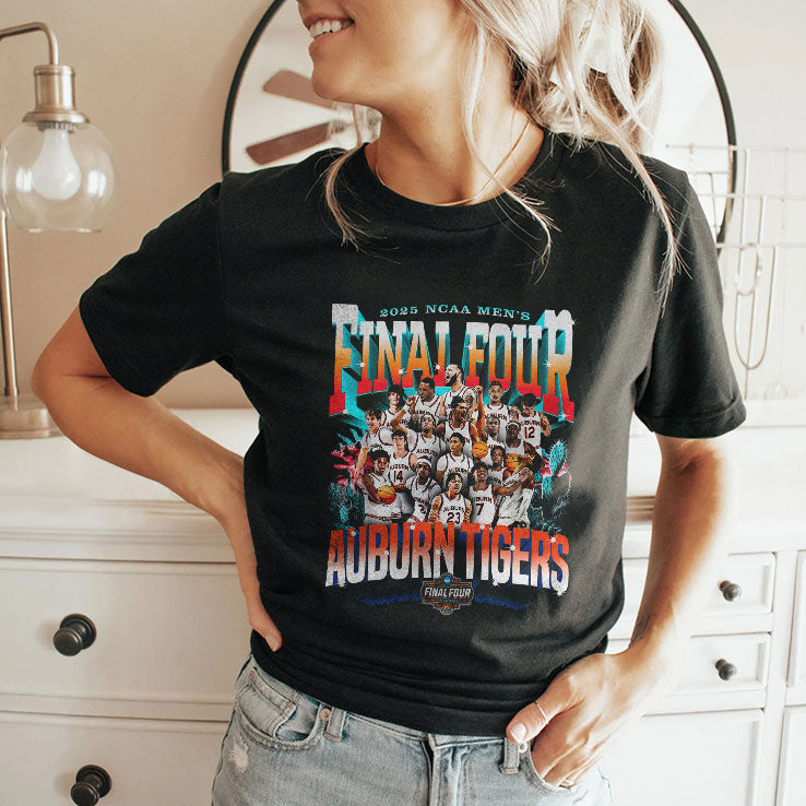 Auburn Tigers Final Four 2025 Men’s Basketball NIL T Shirt