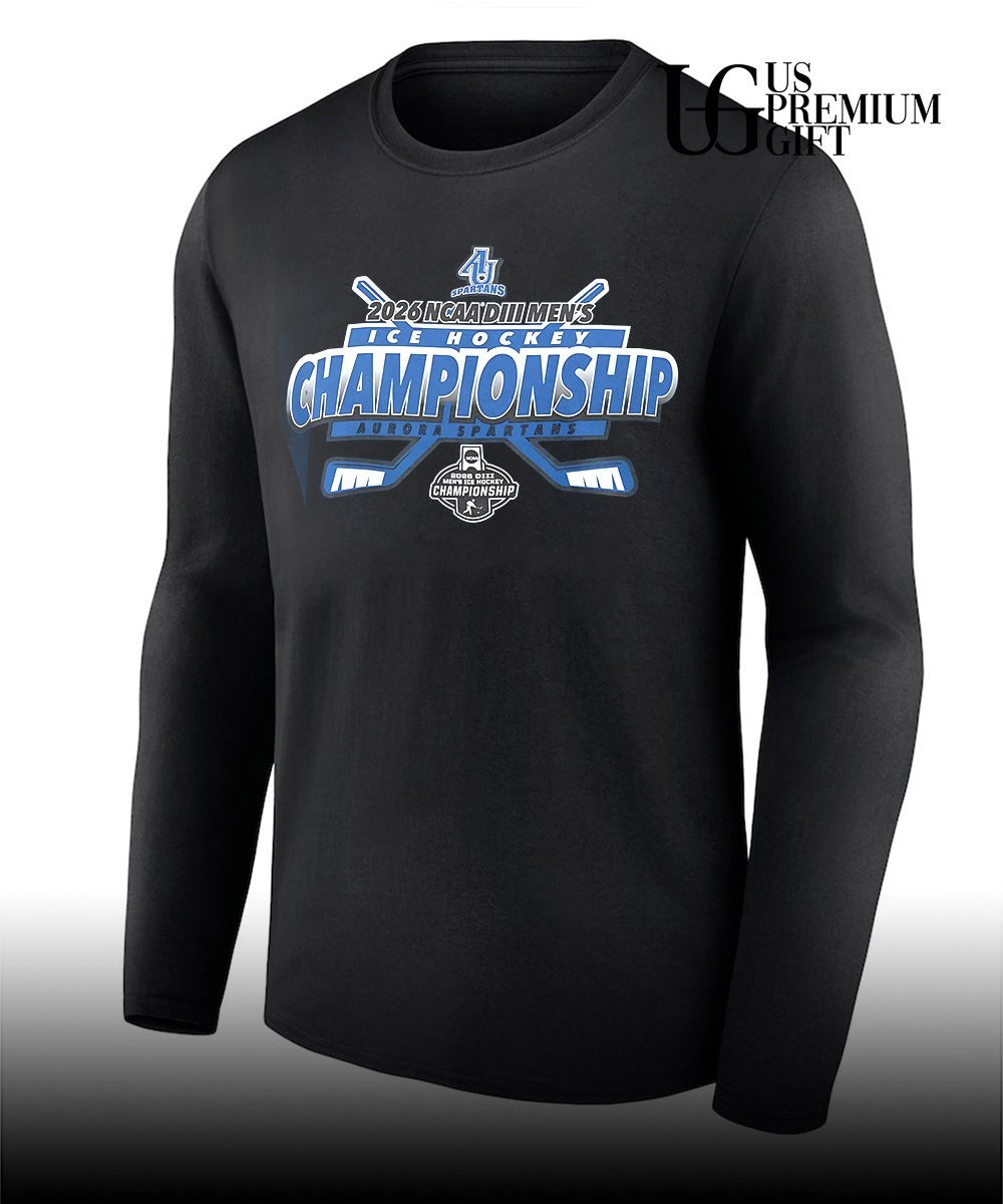 Aurora Spartans NCAA Division III Men’s Ice Hockey Championship shirt