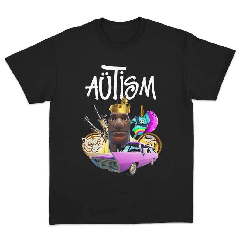 Aut1sm Fort T-Shirt, Unisex Shirt, Gift For Men, Women Menswear Top Hoodie, Sweatshirt | HypeDripTees.com