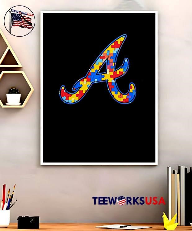 Autism Awareness Atlanta Braves T-Shirt