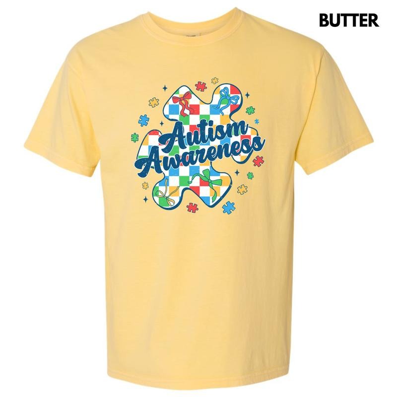 Autism Awareness Comfort Colors T-Shirt 'NLB' Hoodie, Sweatshirt | HypeDripTees.com