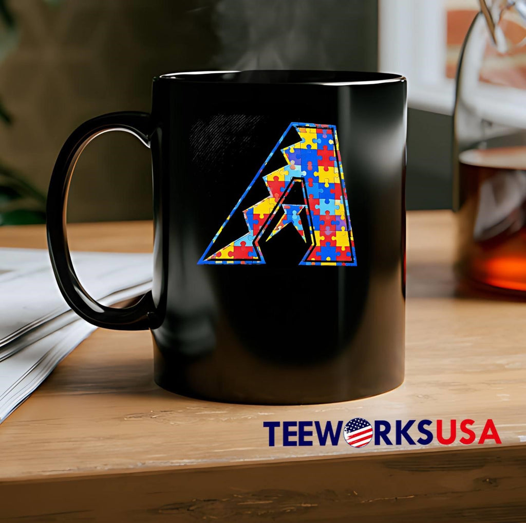 Autism Awareness Puzzle Piece Arizona Diamondbacks Shirt