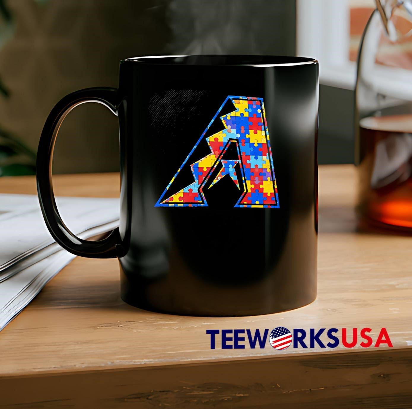 Autism Awareness Puzzle Piece Arizona Diamondbacks Shirt