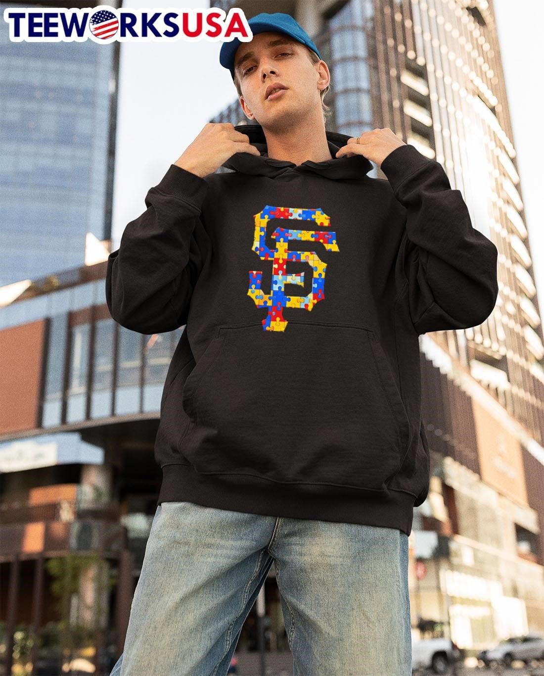 Autism Awareness SF Giants T-Shirt
