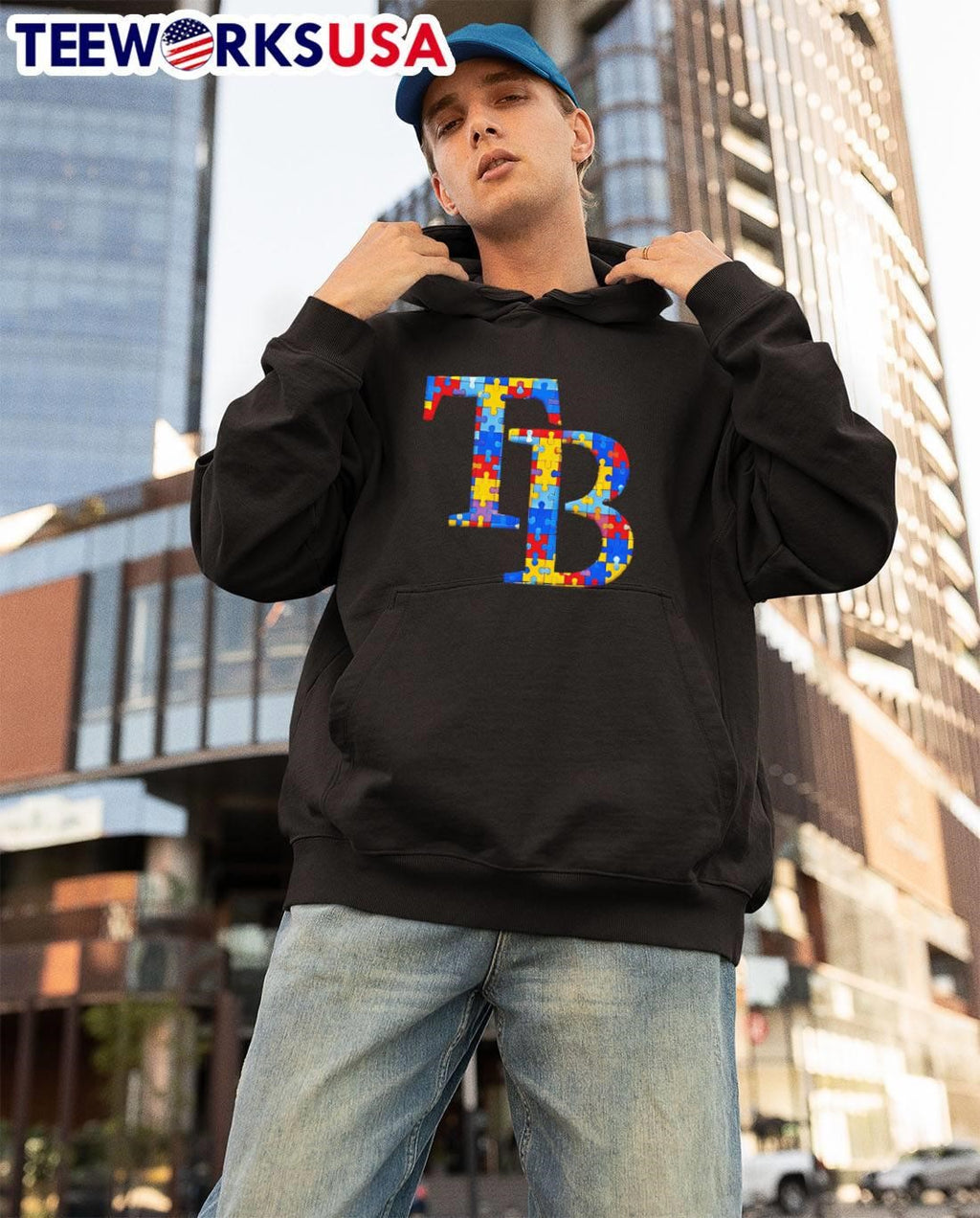 Autism Awareness TB Puzzle Piece T-Shirt