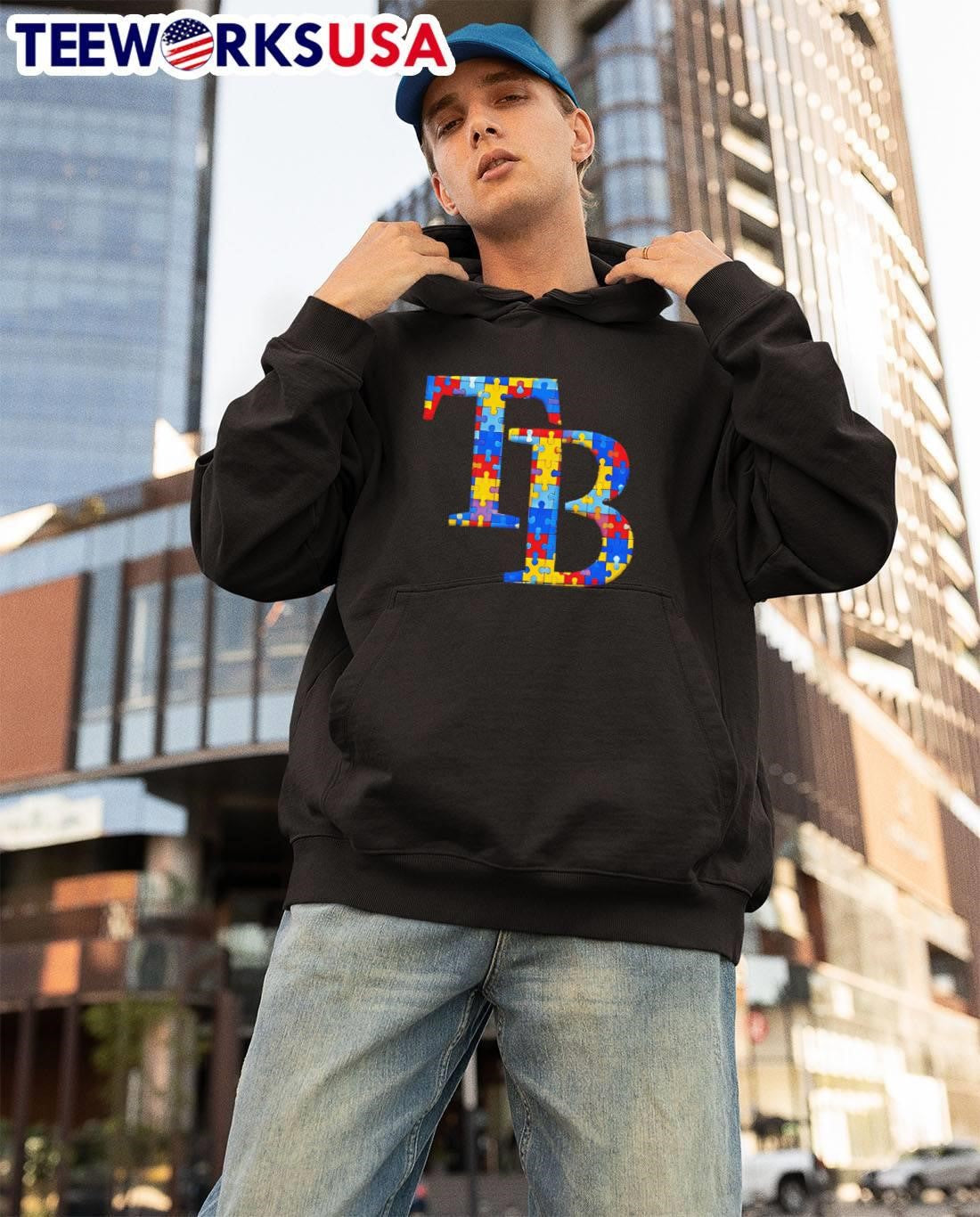 Autism Awareness TB Puzzle Piece T-Shirt