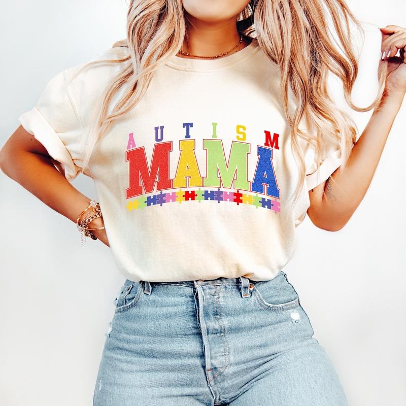 Autism Mama T-Shirt, Autism Awareness T-Shirt, Autism Advocate T-Shirt, Gift Ideas Hoodie, Sweatshirt | HypeDripTees.com