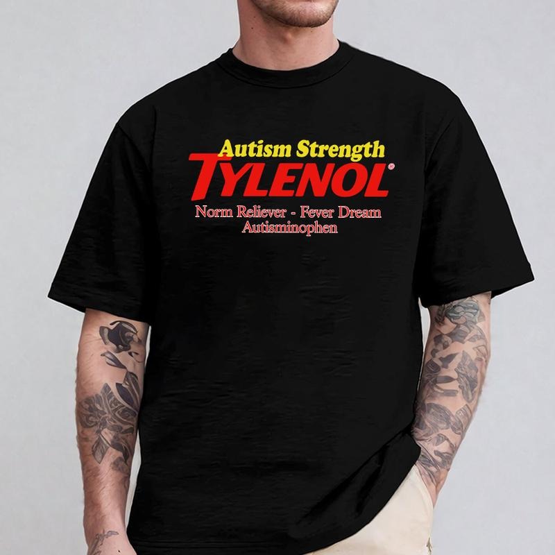 Autisminophen Shirt, Funny Epsteintaminophen Hoodie, Tylenol Parody Tee Sweatshirt | HypeDripTees.com