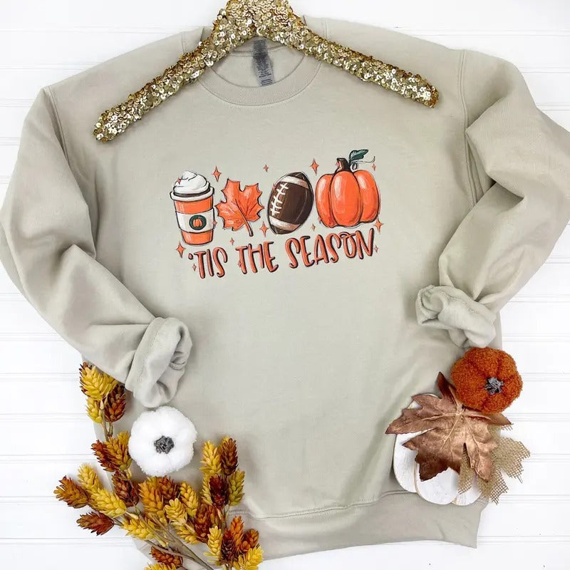 Autumn Tis The Season Sweatshirt 'NLB' T-Shirts, Hoodie | HypeDripTees.com