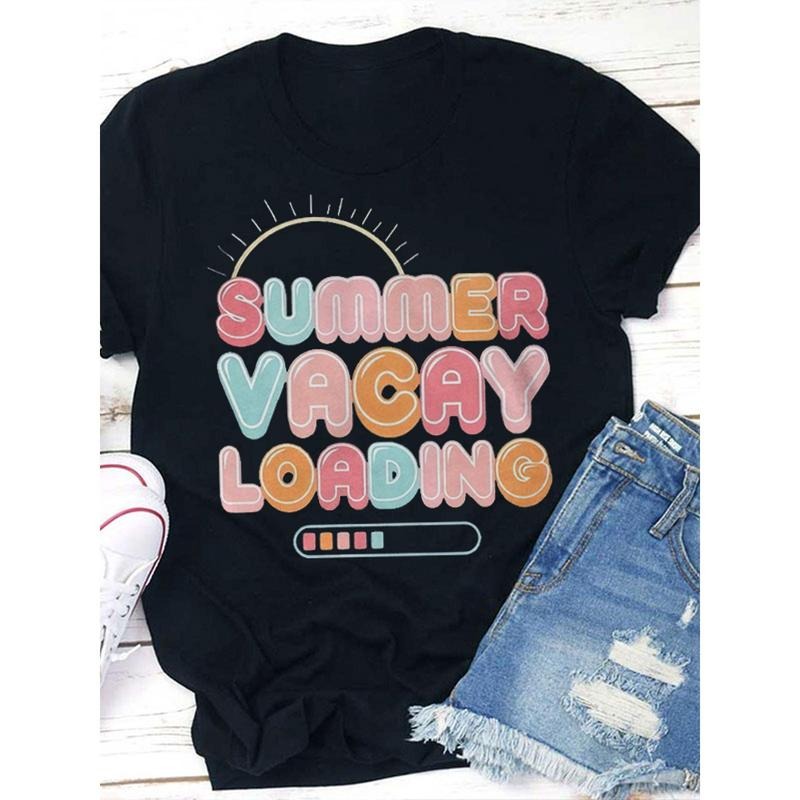 Women's Casual Summer Vacay  Graphic T-Shirt