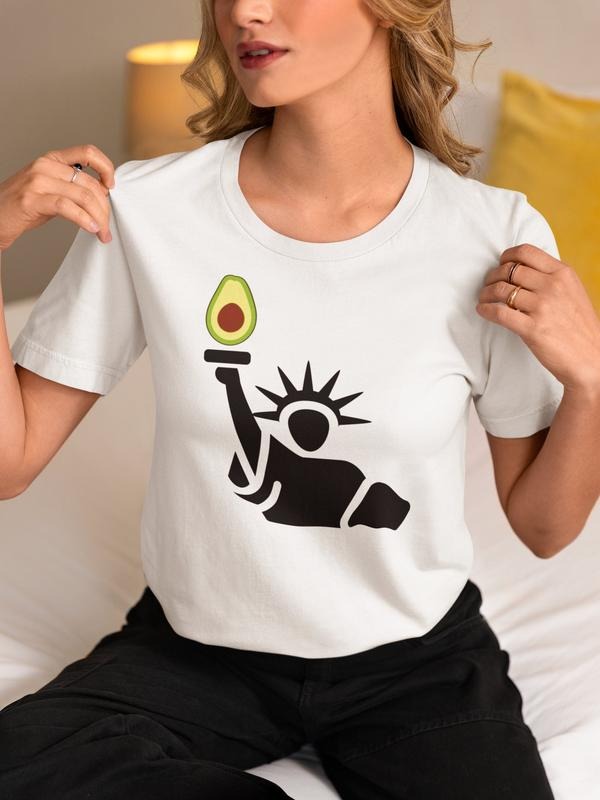 Avocado T Avocado T-shirt For Women Avocado Lover Creative Food Tee Cute Avocado Gift For Her Food Humor Funny Avocado T...