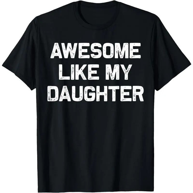 Awesome Like My Daughter Gifts Men Funny Fathers Day Dad Shirt Hoodie, Sweatshirt | HypeDripTees.com