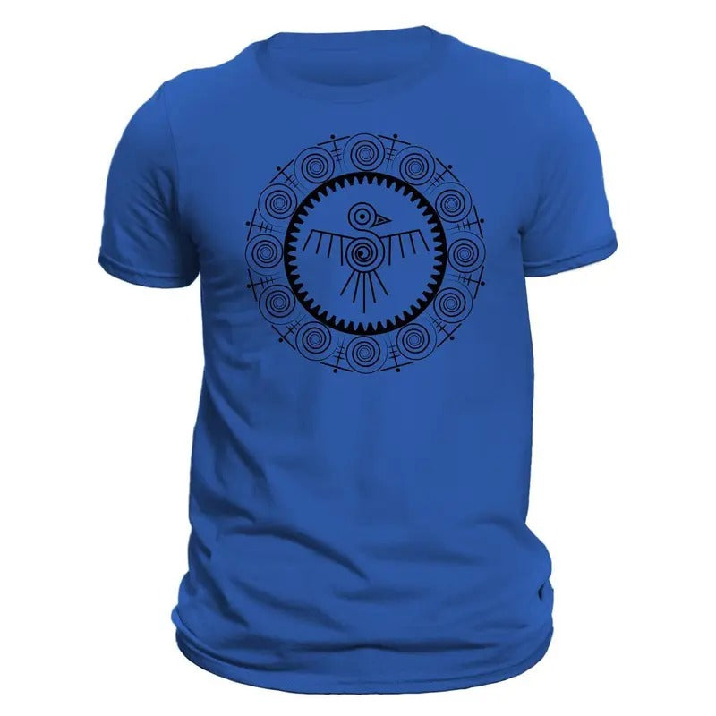 Aztec Quetzal Bird Round Frame Mesoamerican Culture T-Shirt Hoodie, Sweatshirt | HypeDripTees.com