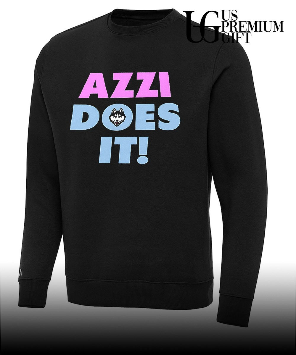 Azzi Does It UConn Huskies logo shirt