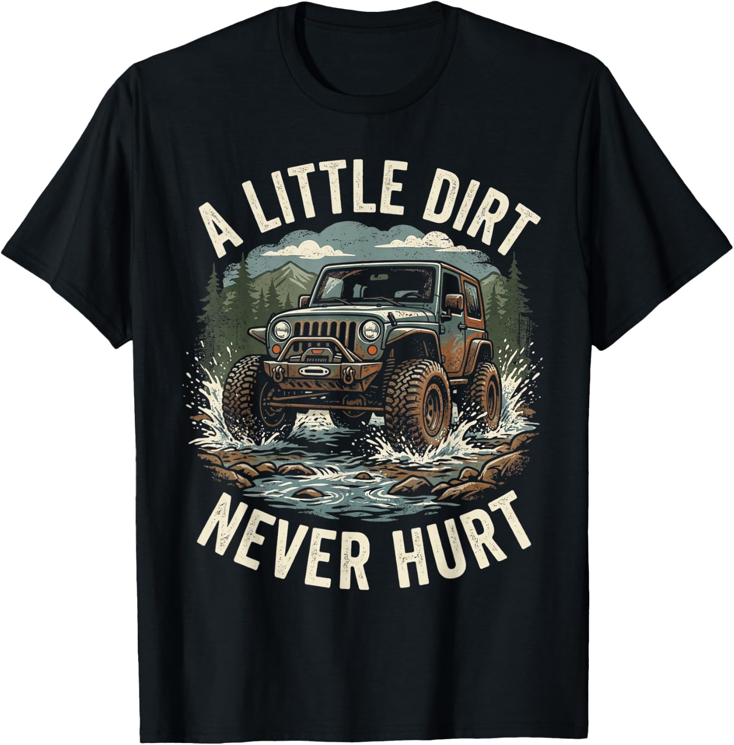 Offroad Racing Dad SxS 4X4 Off-Roading SUV UTV Car Lovers T-Shirt