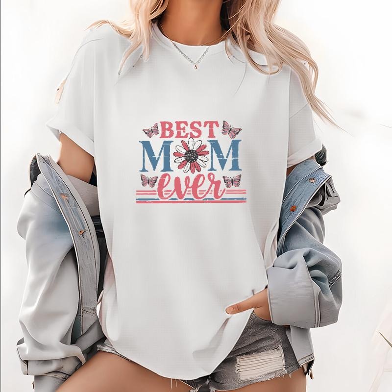 BEST MOM ever" Shirt with Butterfly and Floral Accents style 02 Hoodie, Sweatshirt | HypeDripTees.com