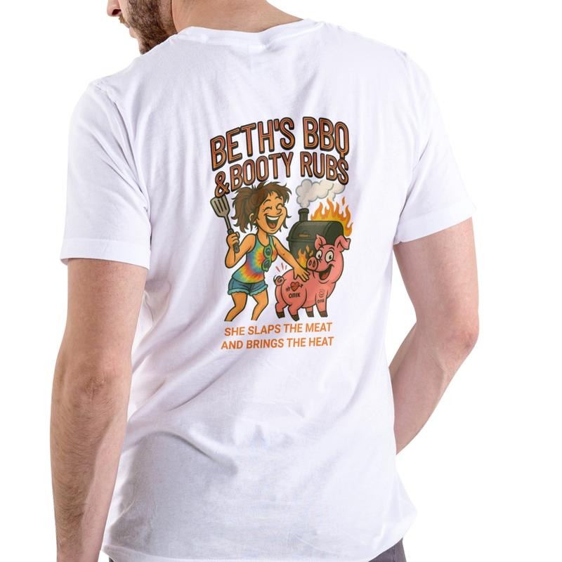 BETHS BBQ AND BOOTY RUBS T Shirt, Unisex Cotton Hoodie, Sweatshirt | HypeDripTees.com