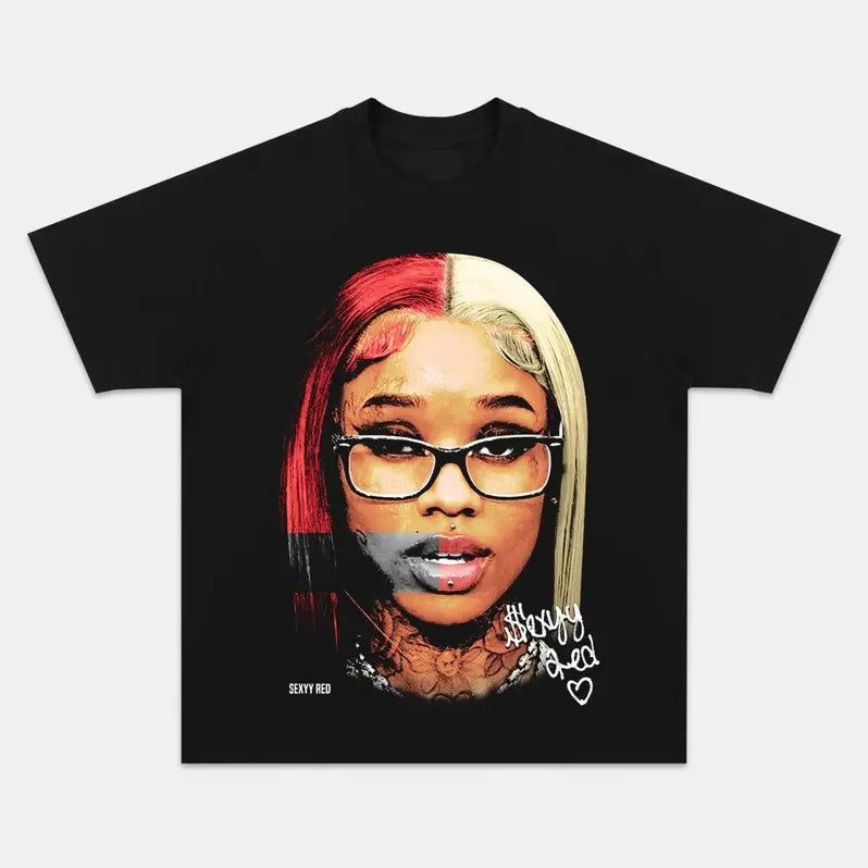 BIG FACE SEXXYY RED T-SHIRT Classic Cotton Top Hoodie, Sweatshirt | HypeDripTees.com