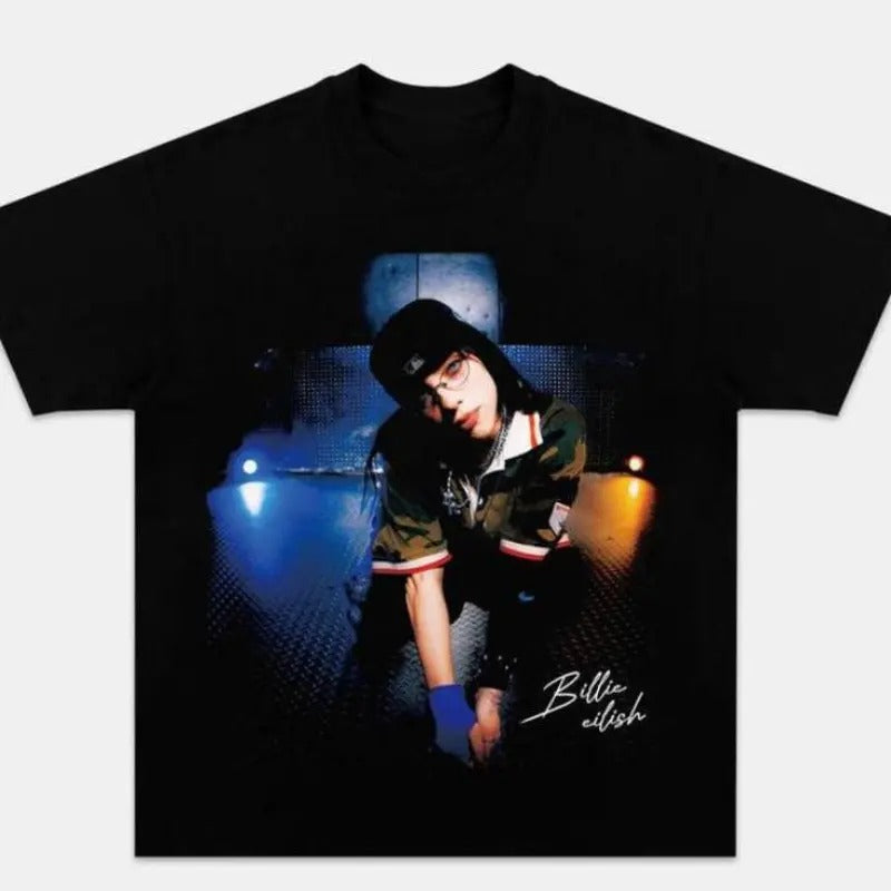 BILLIE LIS - RAPPER BIG FACE MATCH TEE - VINTAGE Y2K GRAPHIC TEE - Y2K SHIRT - RAPPER - FOR MEN - FOR WOMEN