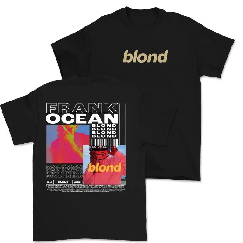 BLOND Short Sleeve Shirt, Blond Album, Blond Album Cover Tee, Gif for him, Vintage Style Tee, Unisex Shirt Gift for her...
