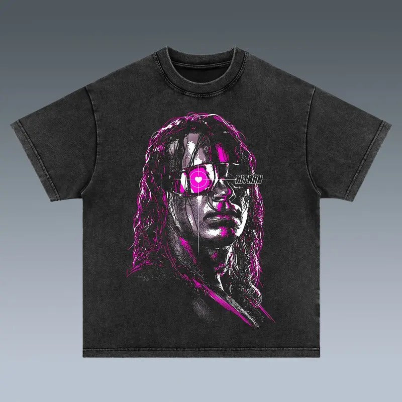 BRET HART Wrestling Graphic Tee, Sports T-shirt, Athlete Shirt, Wrestling Gift, Fitness Tee Wrestling Graphic Tee, Sports...