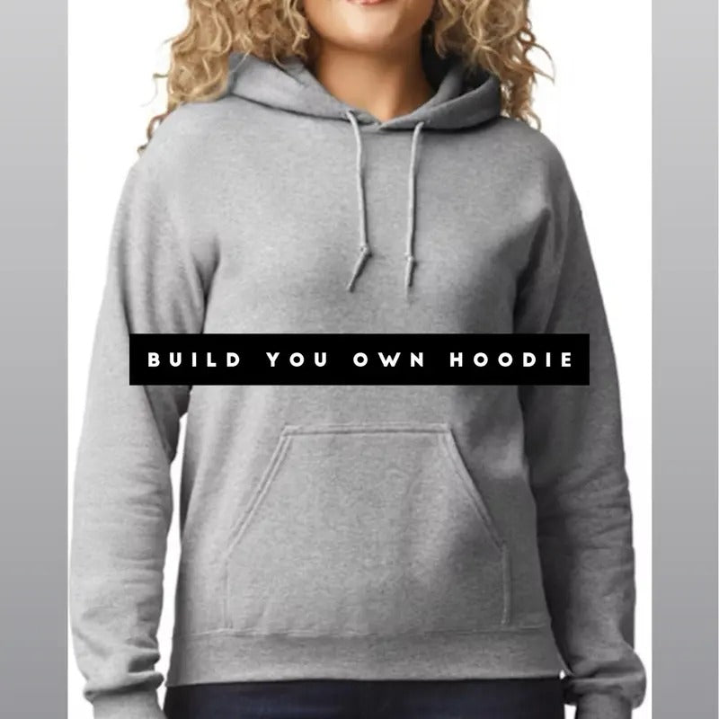 BUILD YOUR OWN HOODIE - GILDAN 185 HOODIE SWEATSHIRT T-Shirts | HypeDripTees.com