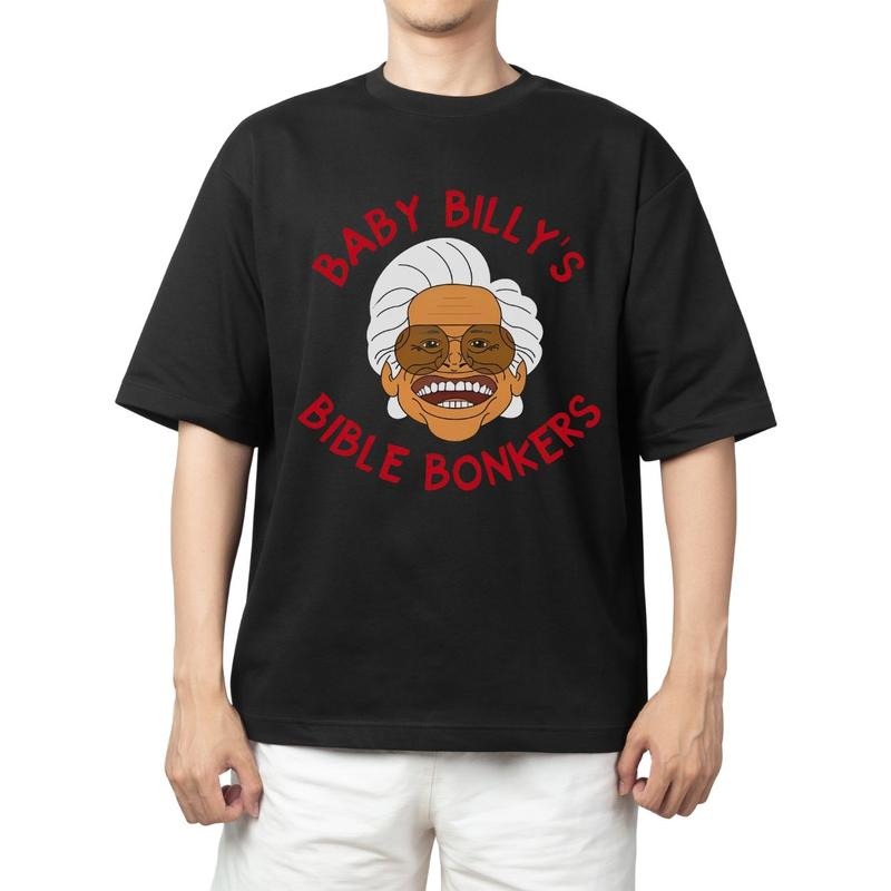 Baby Billy Bible Bonkers Shirt, Sweatshirt, Hooide, Trendy Shirt, Vintage Baby Billy 90s Shirt Hoodie | HypeDripTees.com