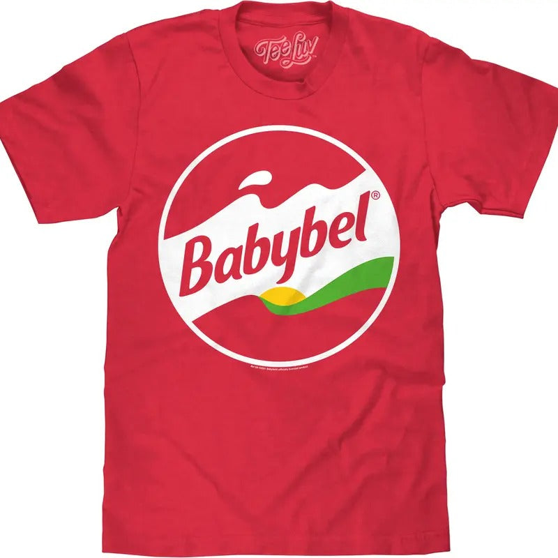 Babybel Snack Cheese Logo T-Shirt - Red Heather Hoodie, Sweatshirt | HypeDripTees.com
