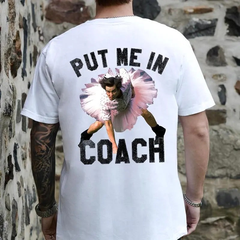 Back Put Me in Coach Shirtsweatshirt.hoodie, Funny Jim Carey Tshirt Sweatshirt Hoodie | HypeDripTees.com