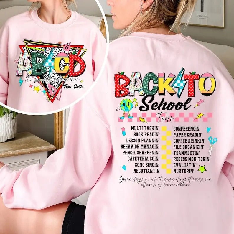 Back To School Custom Teacher Canva Template Editable Design, Personalized Teacher, Teacher Appreciation, First Day of...