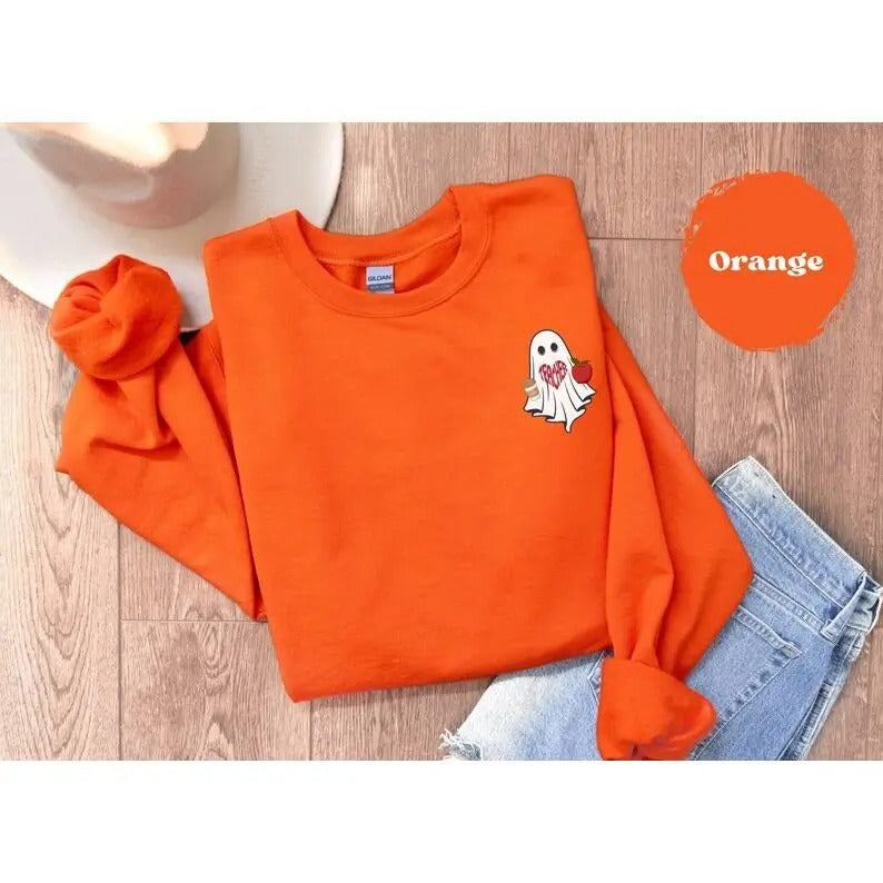 Back To School Spooky Teachers Build Character Custom Halloween Teacher Sweatshirt Cute Teacher Personalized Gift Funny...