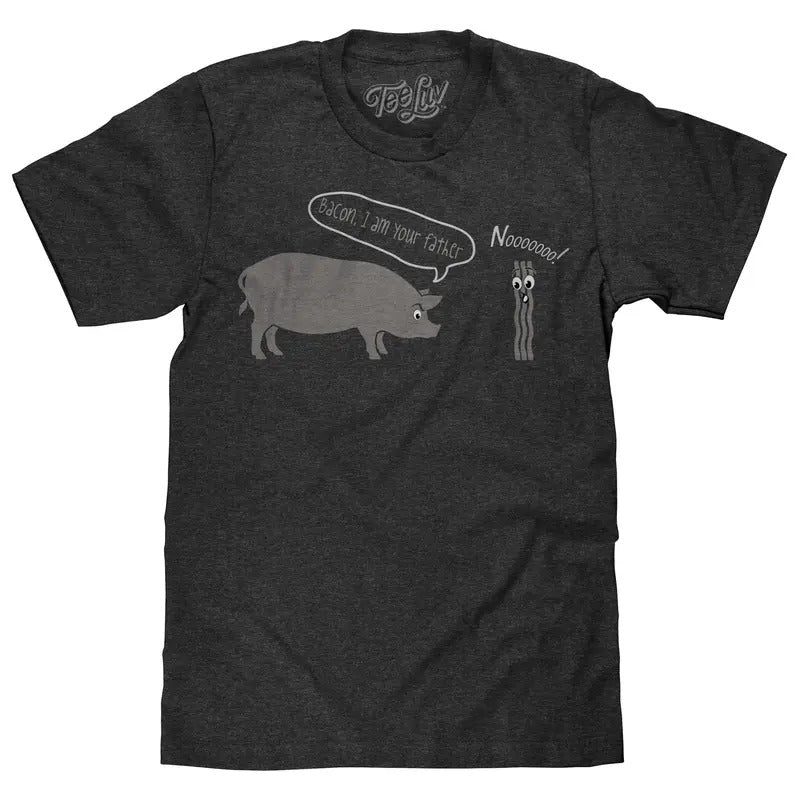 Bacon's Father T-Shirt - Gray Hoodie, Sweatshirt | HypeDripTees.com