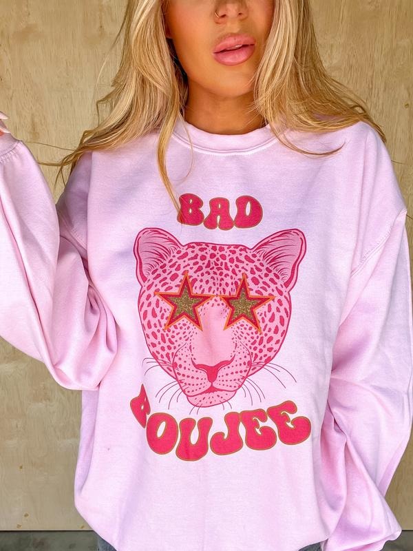 Bad Boujee Graphic Sweatshirt T-Shirts, Hoodie | HypeDripTees.com