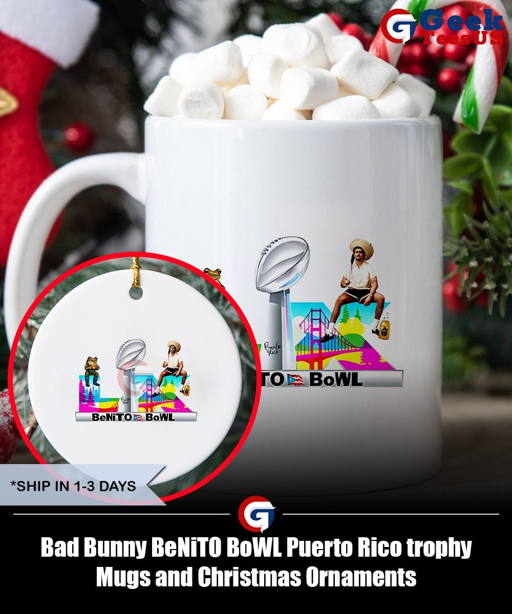 Bad Bunny BeNiTO BoWL Puerto Rico trophy shirt