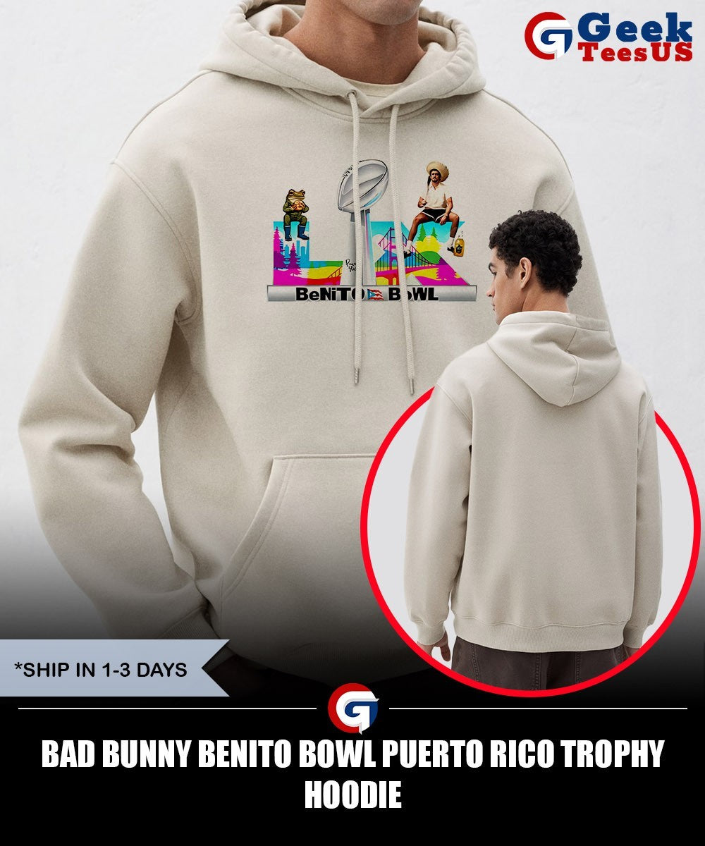 Bad Bunny BeNiTO BoWL Puerto Rico trophy shirt