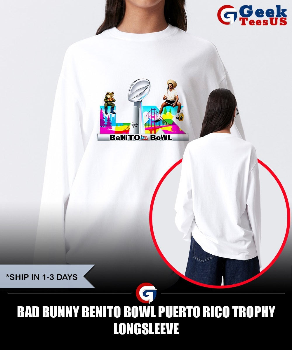 Bad Bunny BeNiTO BoWL Puerto Rico trophy shirt