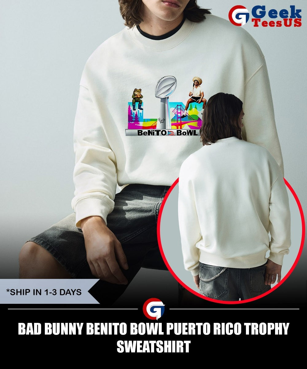 Bad Bunny BeNiTO BoWL Puerto Rico trophy shirt