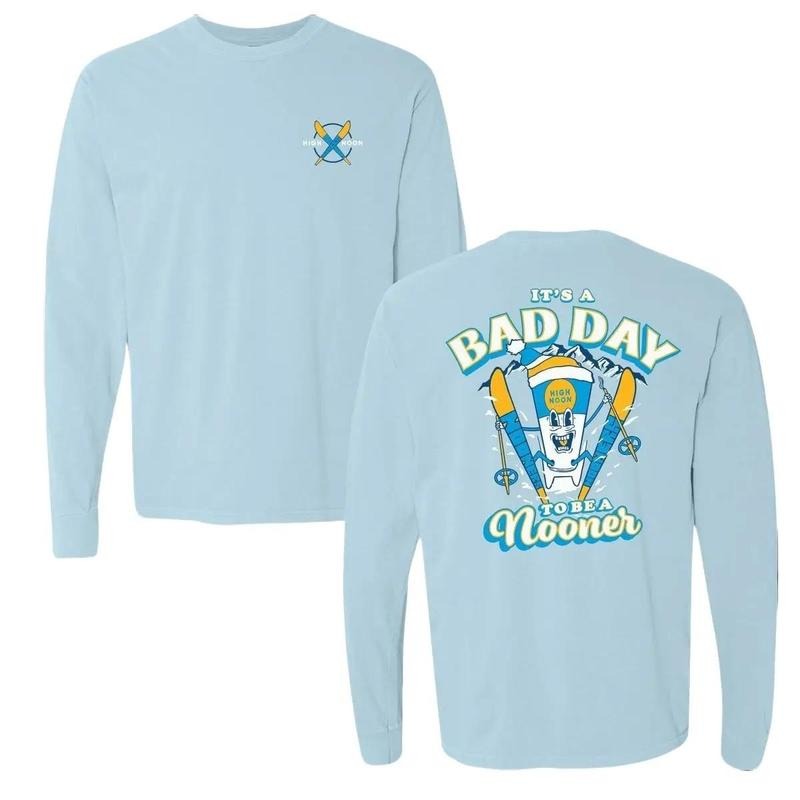 Bad Day To Be A Nooner Ski Club Long Sleeve Sweatshirt T-Shirts, Hoodie | HypeDripTees.com