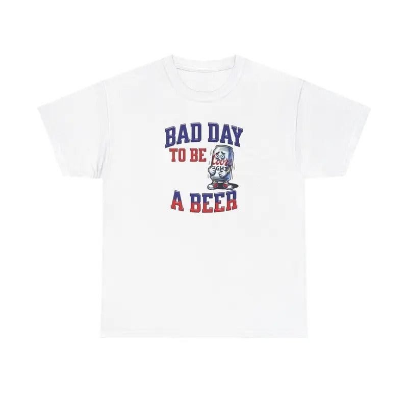Bad Day to be a Beer Tee - Men's Cotton Streetwear Graphic Tshirt