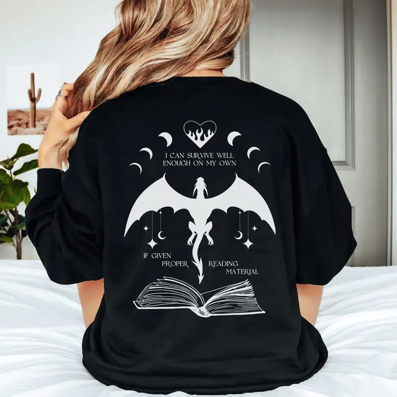 Bad Moms Book Club Sweatshirt - I Can Survive Well Enough Crewneck T-Shirts, Hoodie | HypeDripTees.com