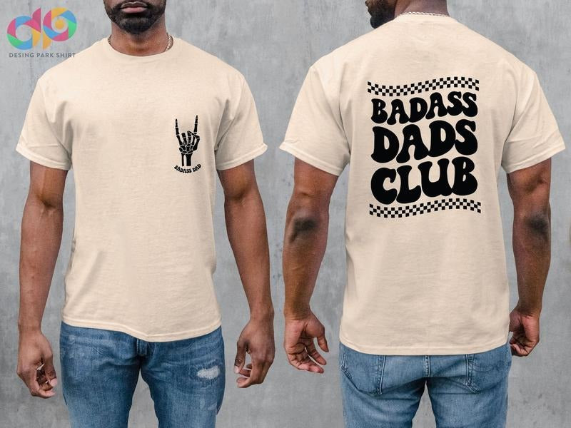 Badass Dads Club Shirt, Badass Dad Tshirt, Dad Skeleton Hand Shirt, Trendy Dad Shirt, Cool Dad Shirt, Cool Dads Club...
