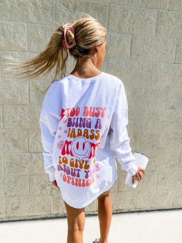 Badass Mom Graphic Sweatshirt T-Shirts, Hoodie | HypeDripTees.com