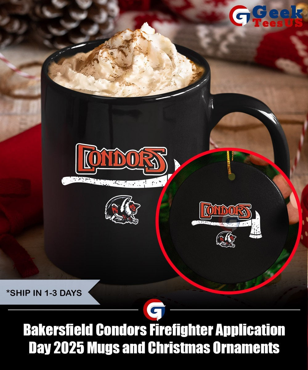 Bakersfield Condors Firefighter Application Day 2025 shirt
