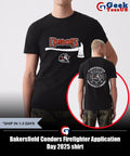Bakersfield Condors Firefighter Application Day 2025 shirt
