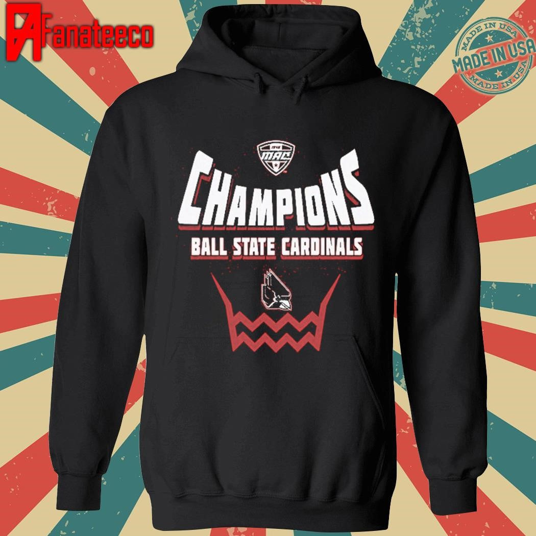 Ball State Cardinals Blue 2025 MAC Women’s Basketball Conference Tournament Champions shirt