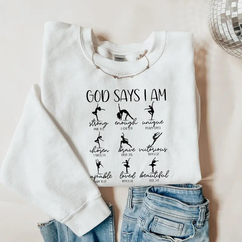 Ballet Dance Bible Verse Dance Recital Christian Dance Shirt Dance Jesus Christian Dancer T-Shirts, Hoodie, Sweatshirt